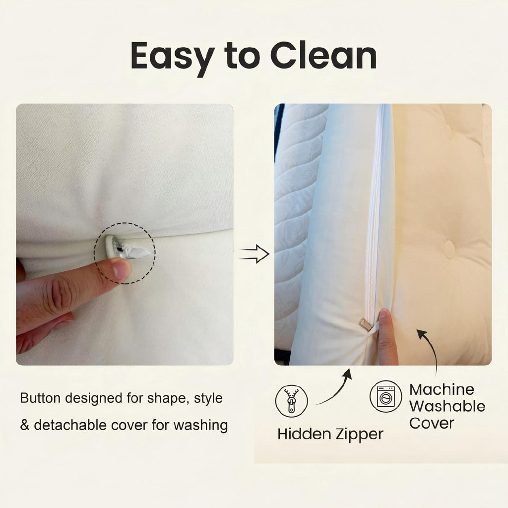 Premium Headboard Pillow | Bed Rest Cushion