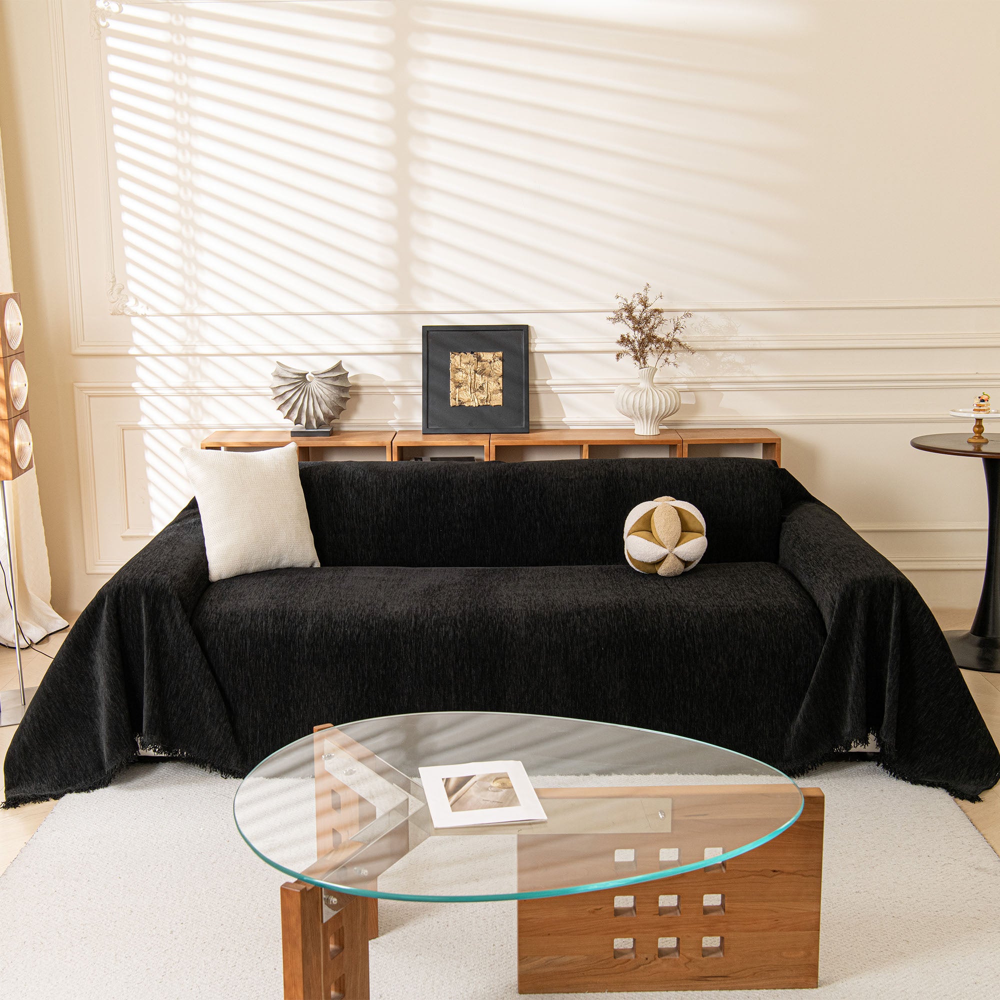 Chenille Sofa Cover | Washable Couch Cover