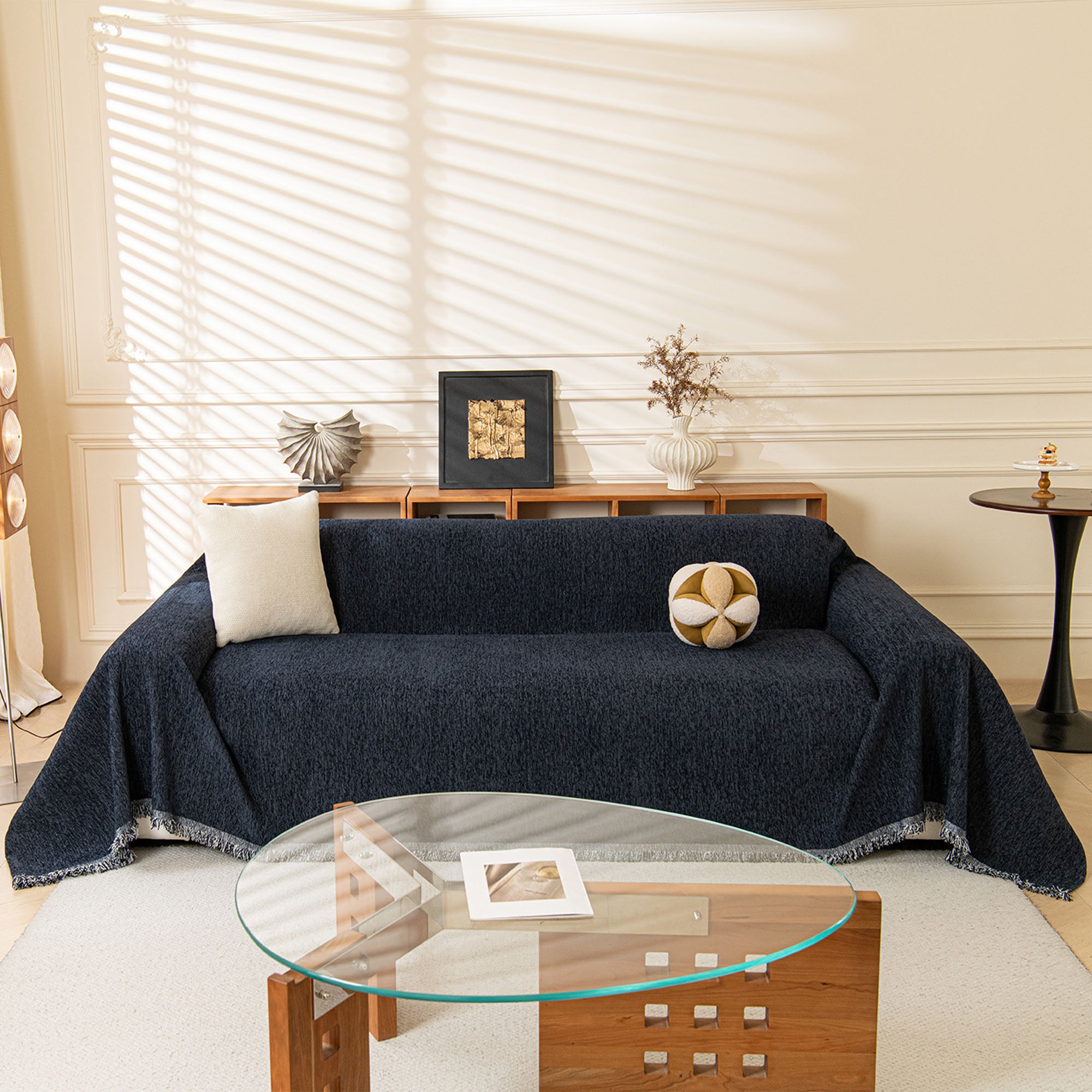 Chenille Sofa Cover | Washable Couch Cover