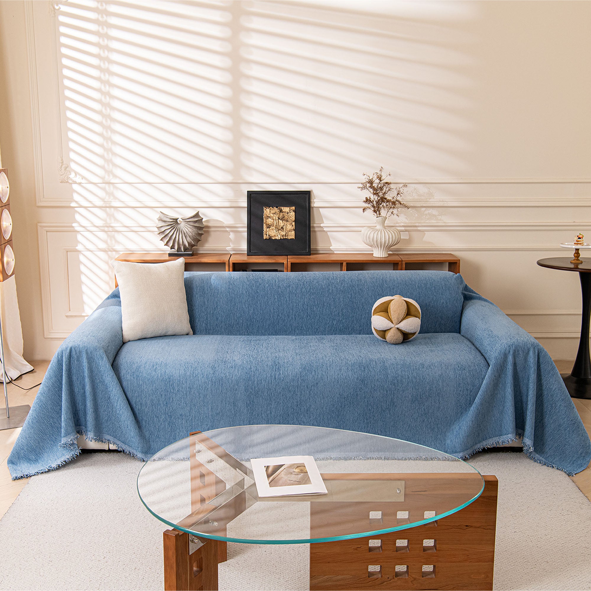 Chenille Sofa Cover | Washable Couch Cover